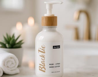 Cadeau handlotion bourbon, dagelijkse vochtinbrengende crème musk, citrus, natuurlijke huidverzorgingscadeau, mannelijke bodylotion, niet-giftige bodylotion