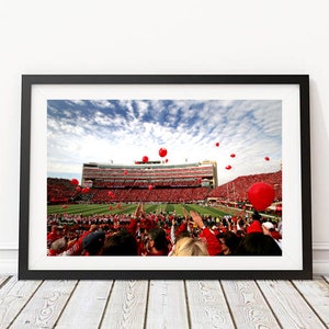 Nebraska Football Husker Field Memorial Stadium, Fine Art, Home Decor, Variety of Sizes -  Jennifer Camp Photography