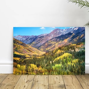 Colorado - Rocky Mountains in the Autumn Fall Landscape - Fine Art Photography, Home Decor, Wall Art - Jennifer Camp Photography