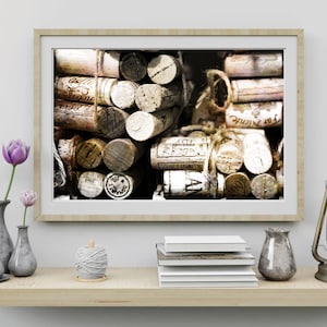 Wine Corks Bar Speakeasy Art - Décoration d&#39;intérieur, Art mural, Art de la cuisine, Art de la salle de bain, Affiche - Jennifer Camp Photography