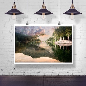 Colorado Alta Lake - Mountain Alpine Lake Reflection Art Photography Print - Wall Art Home Decor for Bedroom, Bathroom, Living Room