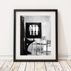 Nashville Tennessee - Third Man Record Studio Sign - Art Print, Wall Art, Bar Art Photography - Jack White