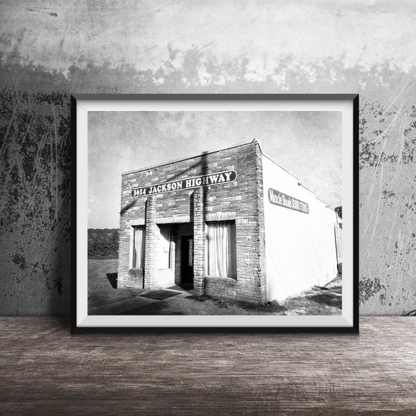 Alabama - Muscle Shoals Music Studio - Travel Art Print, Wall Art, Bar Art Photography Lynard Skynard, Cher, Rolling Stones, Bob Segar