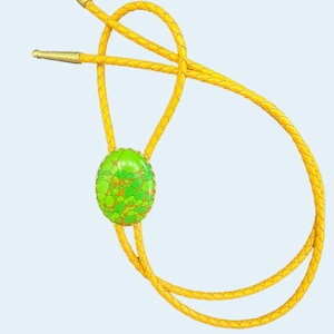 Green Jasper bolo, Bolo, Bolo Tie, Unisex Bolo Tie, Costume Jewelry, Necklace, Jewelry, Western Jewelry, Gift, Cowboy, Cowgirl, Accessories