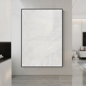 white plaster art plaster art on canvas white minimalist painting white abstract painting large white textured wall art white 3d wall art