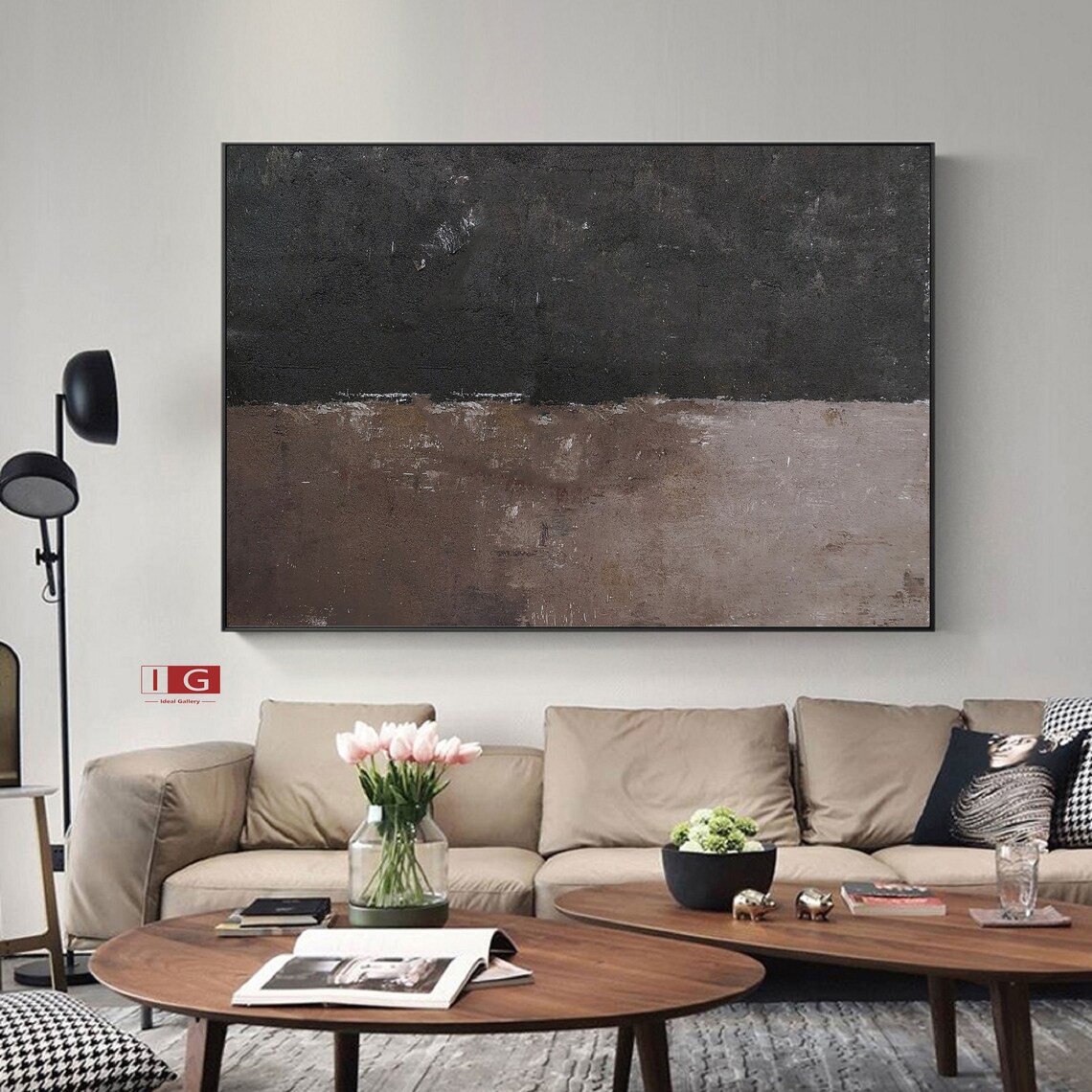 Black and Brown Wall Art Brown Wall Art Black and Brown Etsy