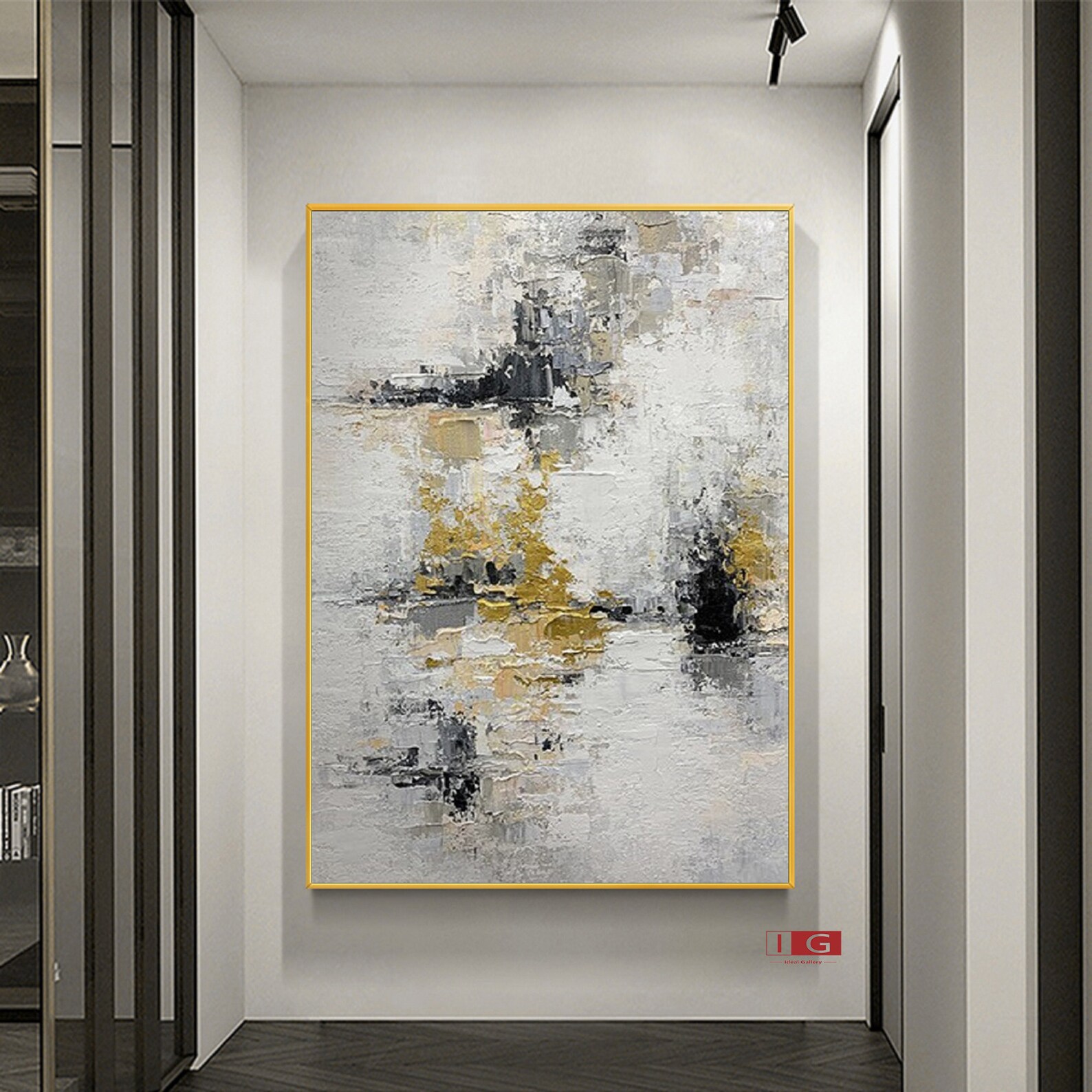 Large Gold Wall Art Gold and