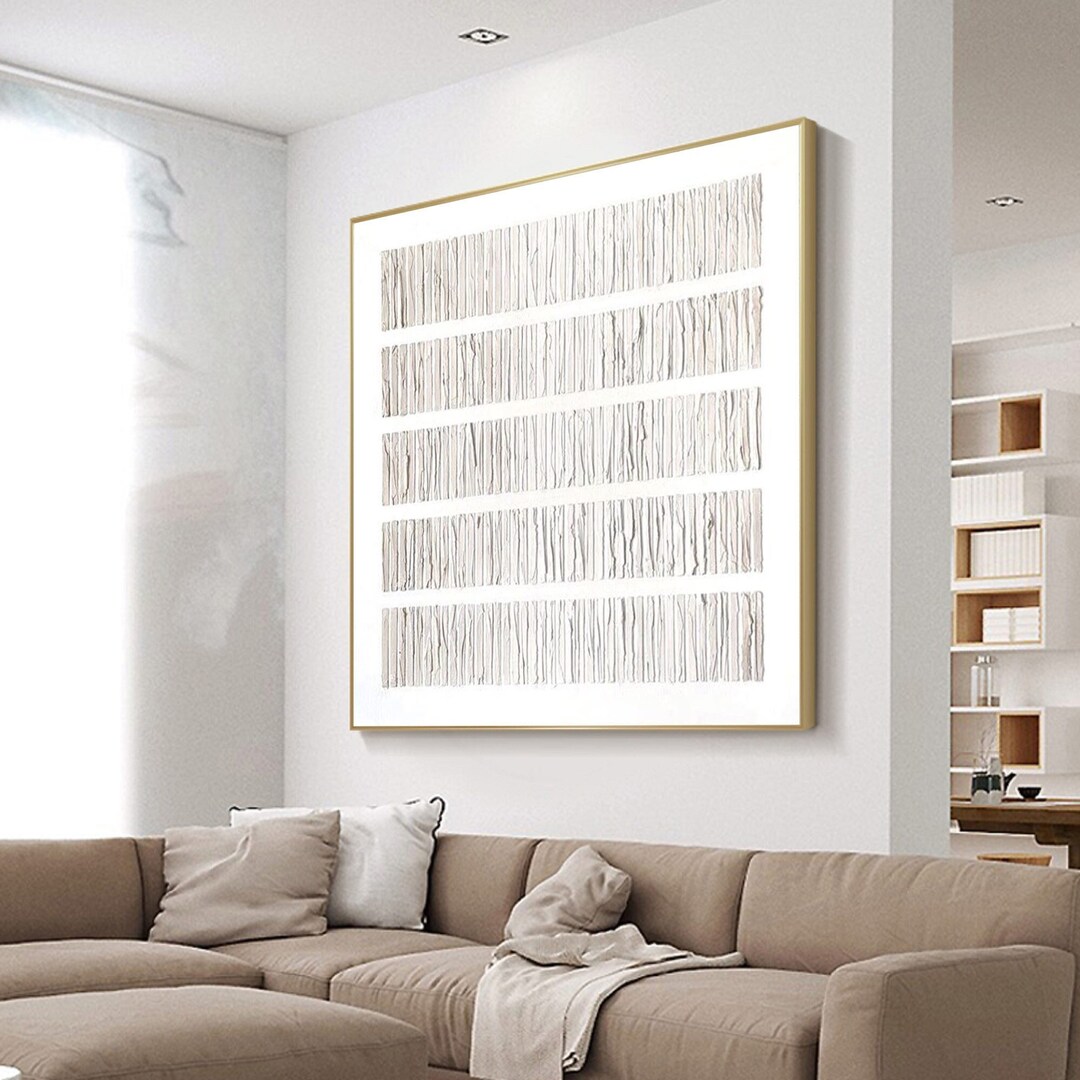 White Plaster Wall Art White Textured Wall Art Large White Etsy