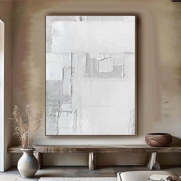 Grey White Wall Art - Etsy
