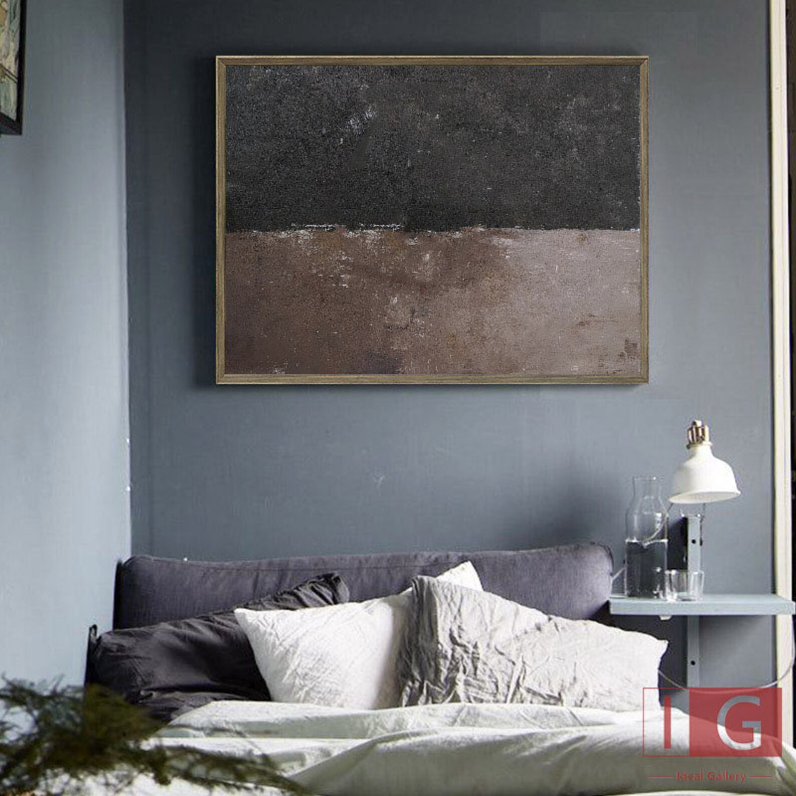 Black and Brown Wall Art Brown Wall Art Black and Brown Etsy