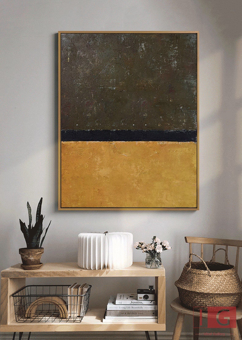 Original Minimalist Painting On Canvas Modern Wall Art Minimal Etsy