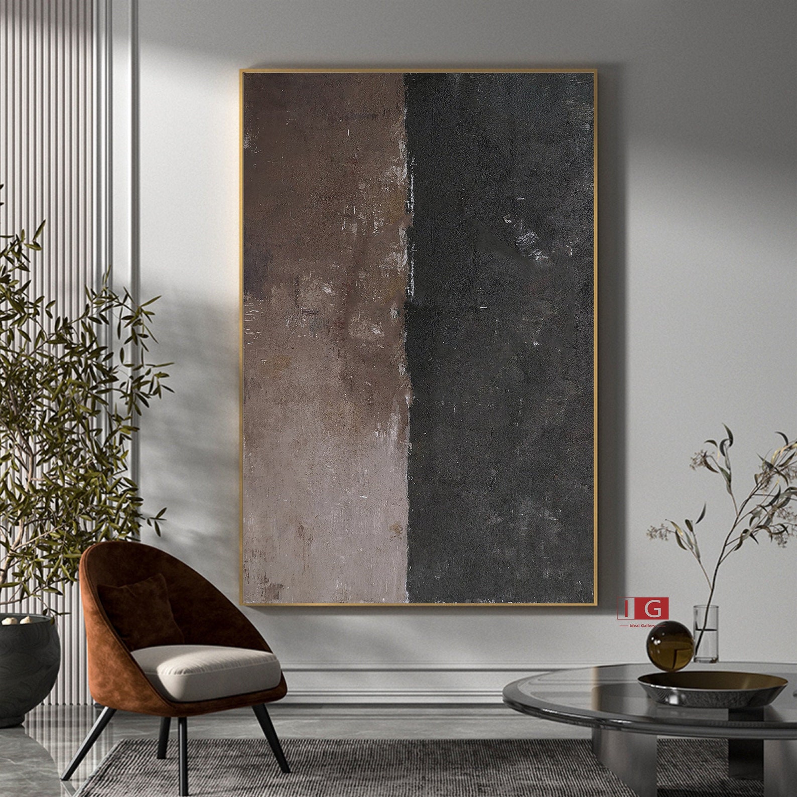 Black and Brown Wall Art Brown Wall Art Black and Brown Etsy