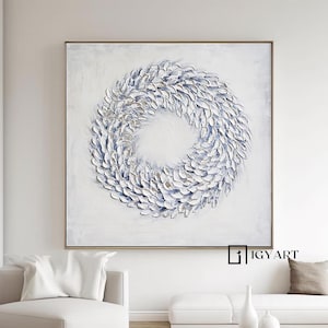 white and blue textured wall art white and blue abstract painting white and blue plaster wall art white and blue wall art