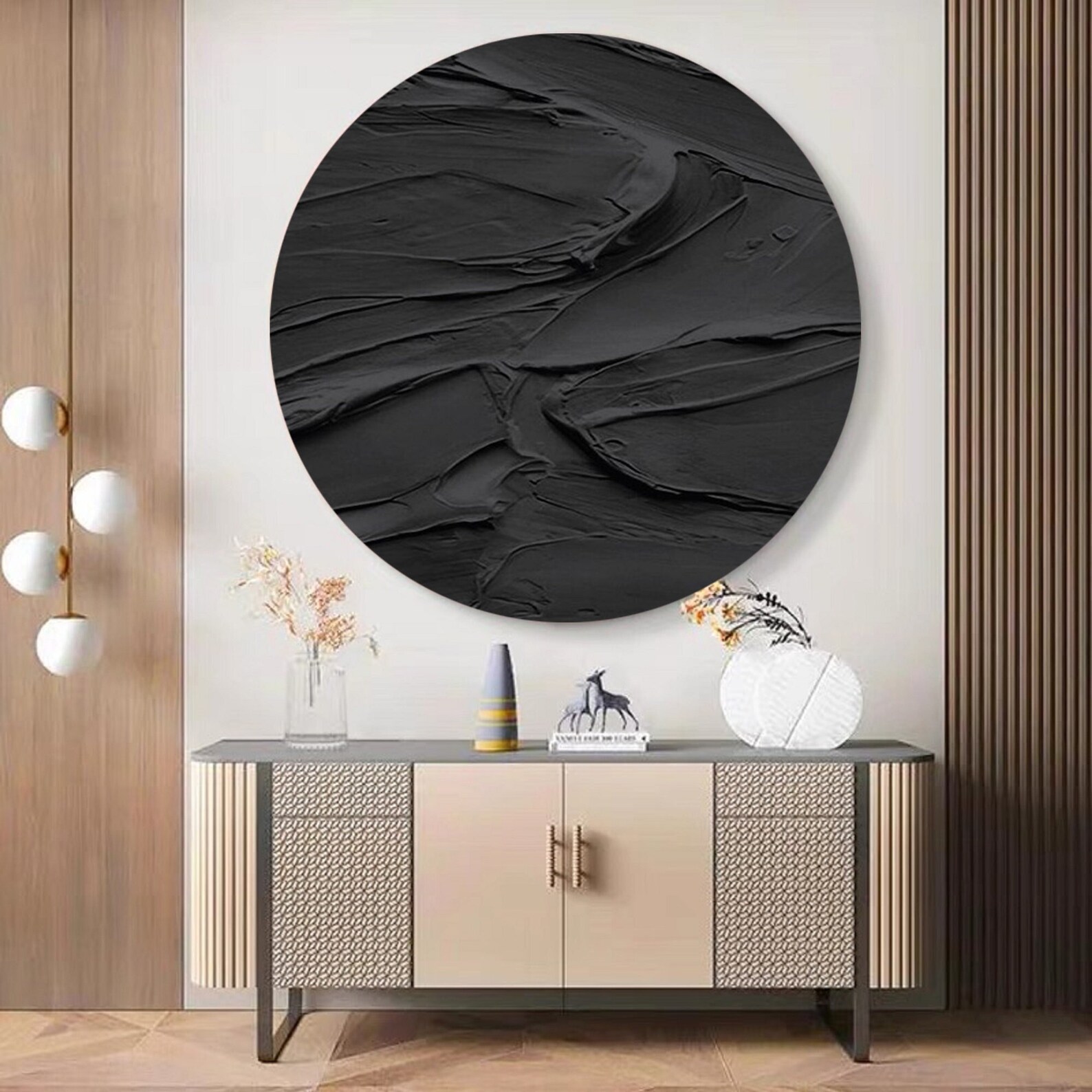 Black 3d Wall Art Black Wall Art Black Textured Wall Art Black Etsy