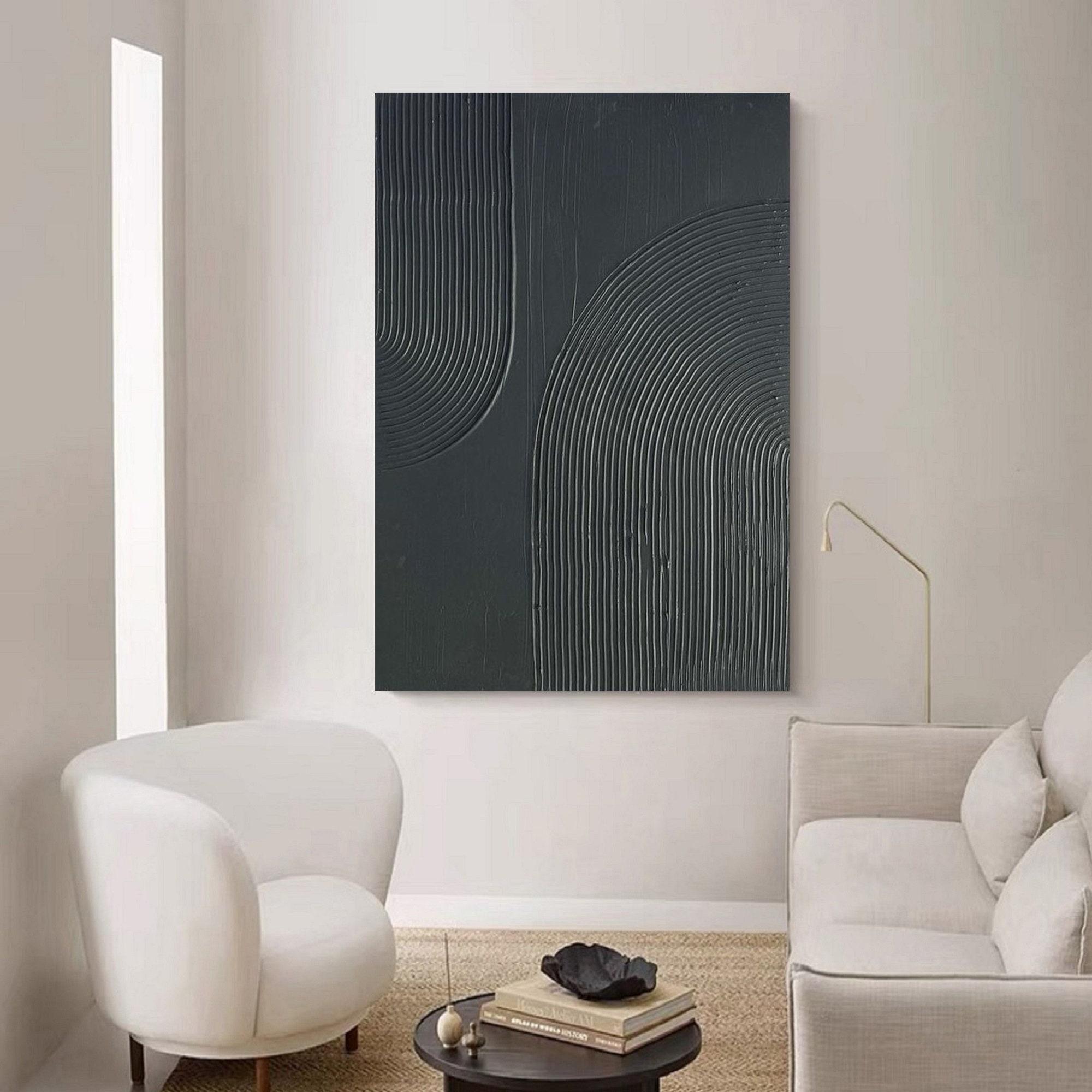 Black Minimalist Wall Art Black Arch Wall Art Arch Wall Art Etsy