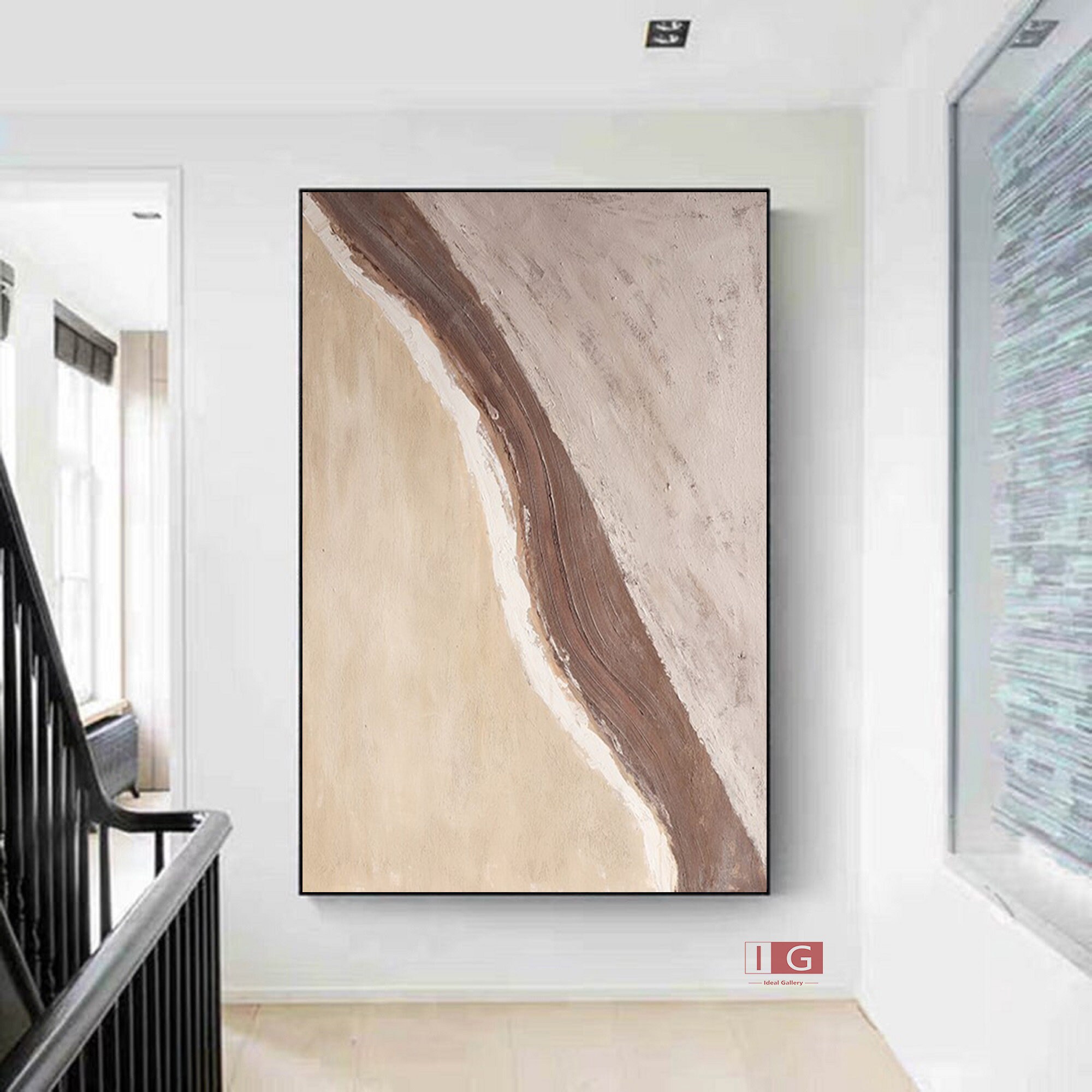 Abstrakte Bilder Braun Beige: Entdecke die Magie des Malens!