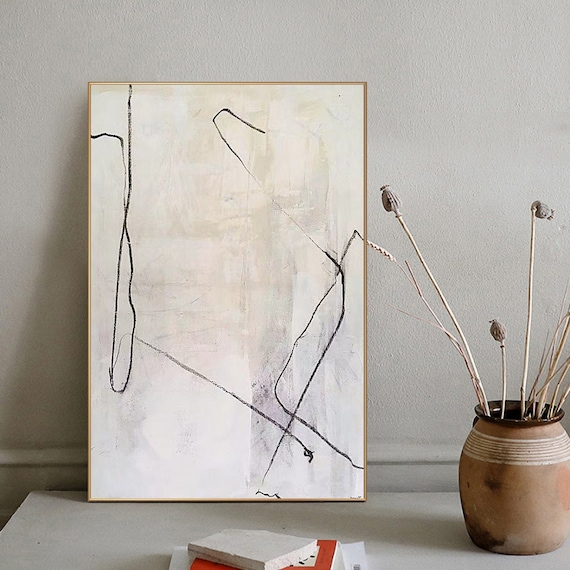 Wabi-Sabi Beige Wall Art Beige Abstract art Beige wall art Beige Minimalist art Beige Painting Beige abstract Painting Beige wall Decor