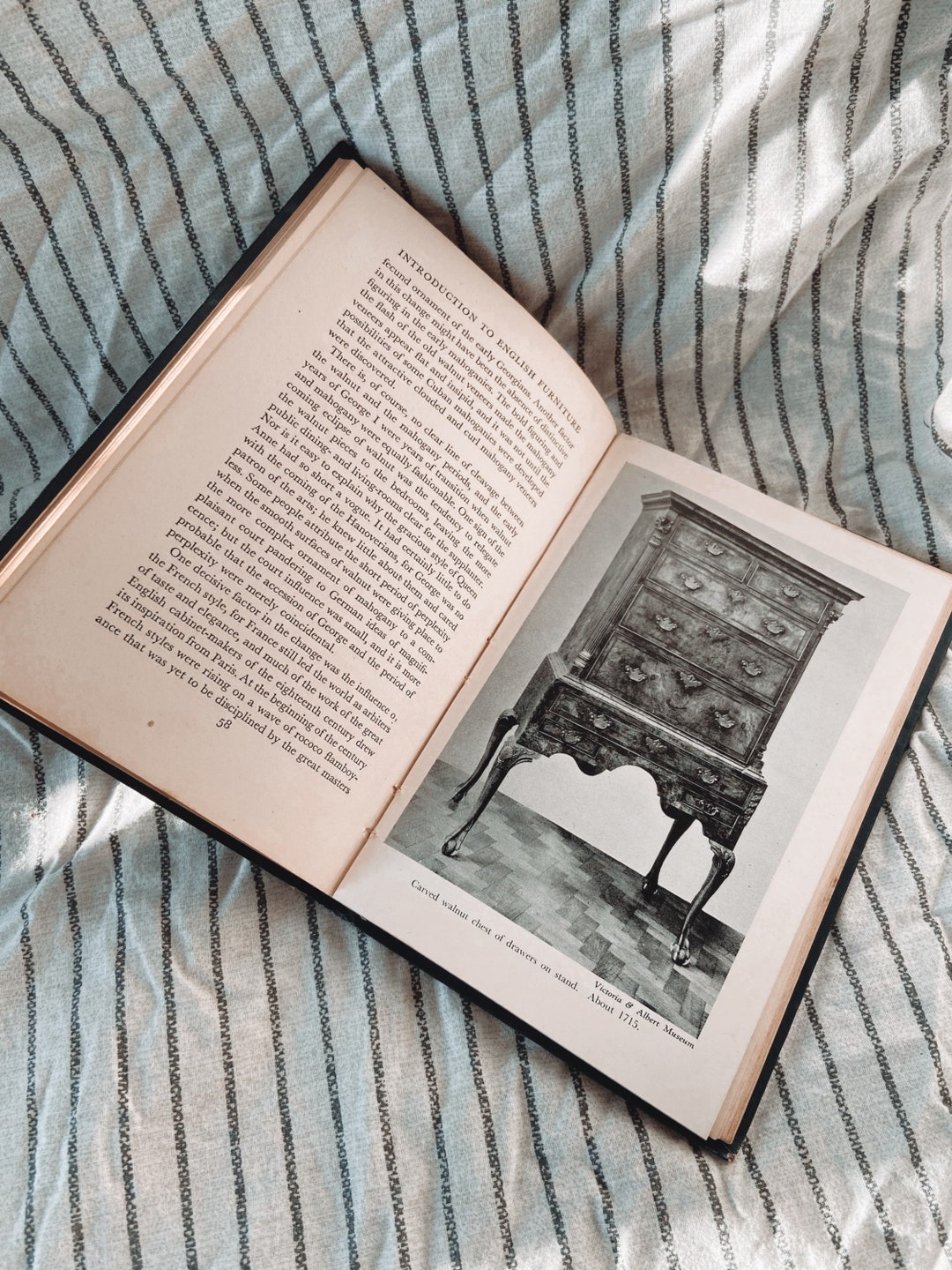 An Introduction to English Furniture 1948 Vintage Book Etsy