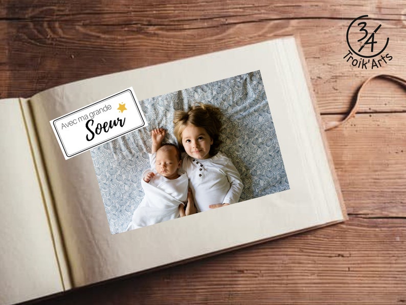 Tarjetas del álbum de nacimiento para imprimir. Tarjetas de hitos del bebé para imprimir. Regalo de nacimiento. Álbumes de nacimiento personalizados. imagen 3