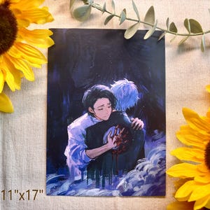 Monsters - Gojo Yuta Anime Boy Art Print 11"x17"