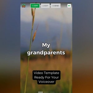 Love You Oma und Opa Baum Geschenk Geschichte, Digitales Großeltern Geschenk, Video Grußkarte, Pflanzen echte Bäume