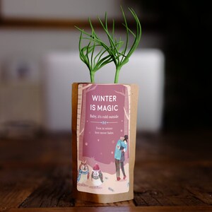 Winter is Magic, Winter Love, You Plant, We Plant 10 Extra Trees. Unique Eco-friendly Gift