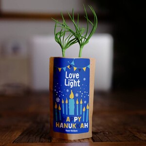 Carte de vœux Happy Hanukkah Tree, cadeau de Hanukkah, nous plantons 10 arbres supplémentaires