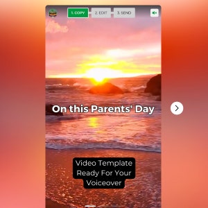 Happy Parents Day Tree Gift Story, Heartfelt Message to Mom and Dad, Personalized Family Digital Greeting
