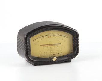 BAKELIT BAROMETER HYGROMETER Thermometer Bm Atmosphäre Druck Sowjetischer Desktop Barometer Hygrometer Wetterdruck Hydrometer UssR