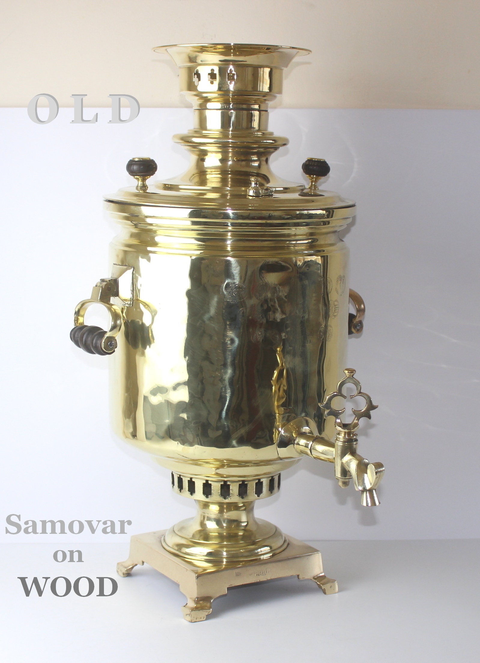 Electric Brass Samovar Traditional Persian Smooth Finish 2-Liter -  ShopiPersia
