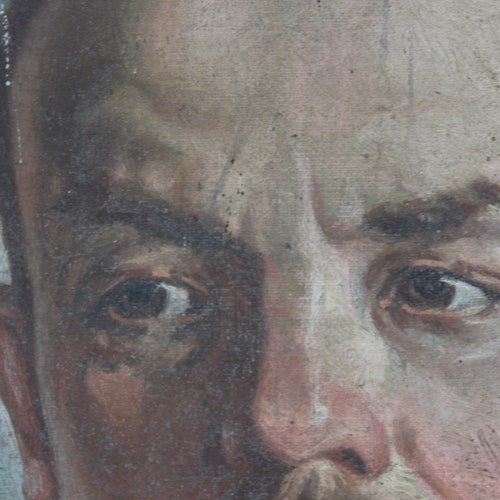 Soviet vintage portrait - Oil on Canvas VLADIMIR LENIN shops Communist Party Leader Leader revolution Made in USSR