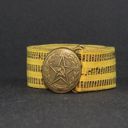 Soviet uniform shops Soviet Military Uniform Ceremonial Military Officer LEATHER BELT USSR 100 % Original 4 pieces