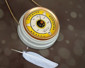 BAROMETER HYGROMETER THERMOMETER Gpa Atmosphäre Druck Sowjetischer Desktop Barometer Hygrometer Wetterdruck Hydrometer Ussr