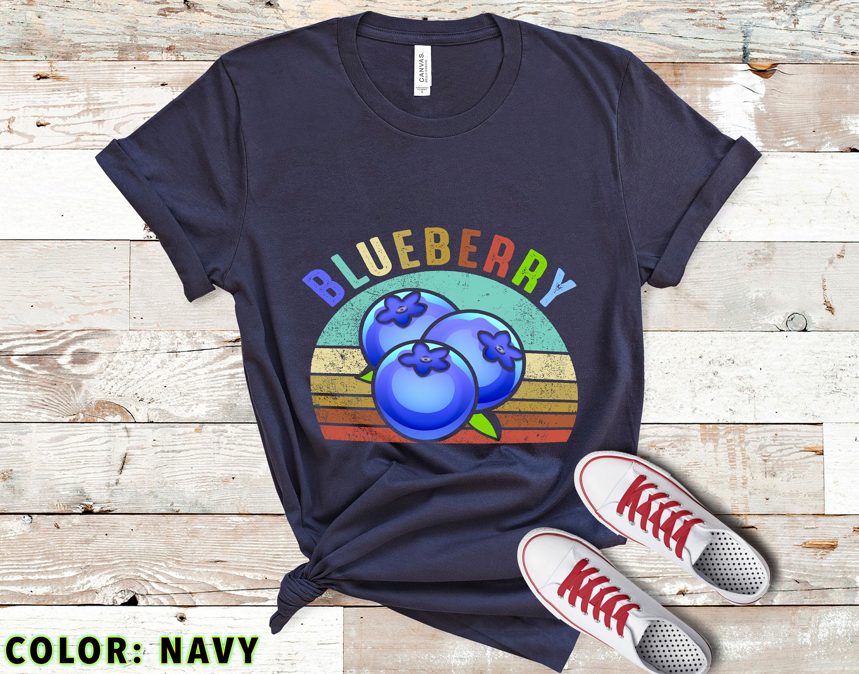 Vintage Blueberry TShirt Blueberry Sunset Shirt Perfect Etsy