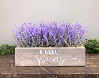 Spring Farmhouse Centerpiece: Rustic Lavender Arrangement