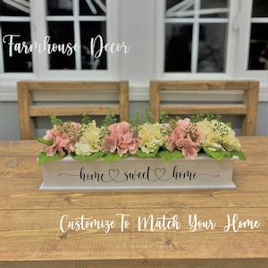 Farmhouse Decor/Home Decor/Table Centerpiece/Farmhouse Centerpieces/Rustic Centerpiece/Farmhouse Floral Arrangement/Mantle Centerpiece/