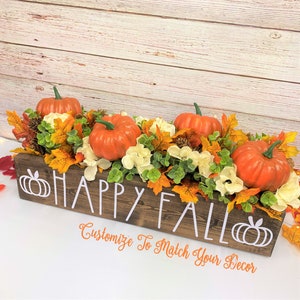 Fall Table Centerpiece/Fall Decor/Thanksgiving Decor/Fall Centerpieces/Rustic Wedding Decor/Rustic Fall Decor/Rustic Farmhouse Decor/Decor