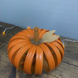 Pumpkin Decor/mason Jar Lids Pumpkin/halloween Decor/fall Decor/home ...