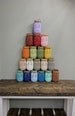 Different Color Painted Mason Jars/Farmhouse Decor/Home Decor/Containers/Farmhouse Decor/Modern Home Decor/Mason Jars/Table Centerpieces 