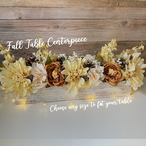 Fall Table Centerpiece/Fall Decor/Thanksgiving Decor/Fall Centerpieces/Rustic Farmhouse/Fall Decorations/Fall Decor/Fall Gifts/Fall Presents