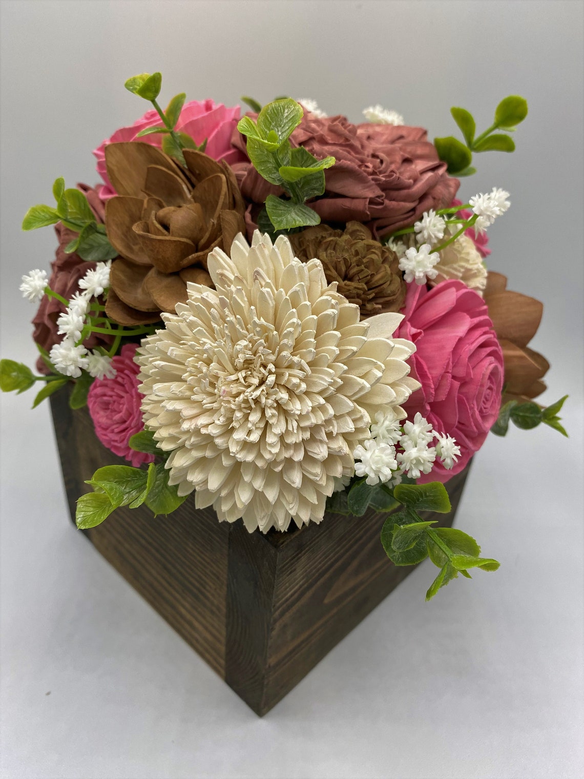 Custom Sola Wood Flower Arrangement/Wooden Flowers/Wedding Etsy