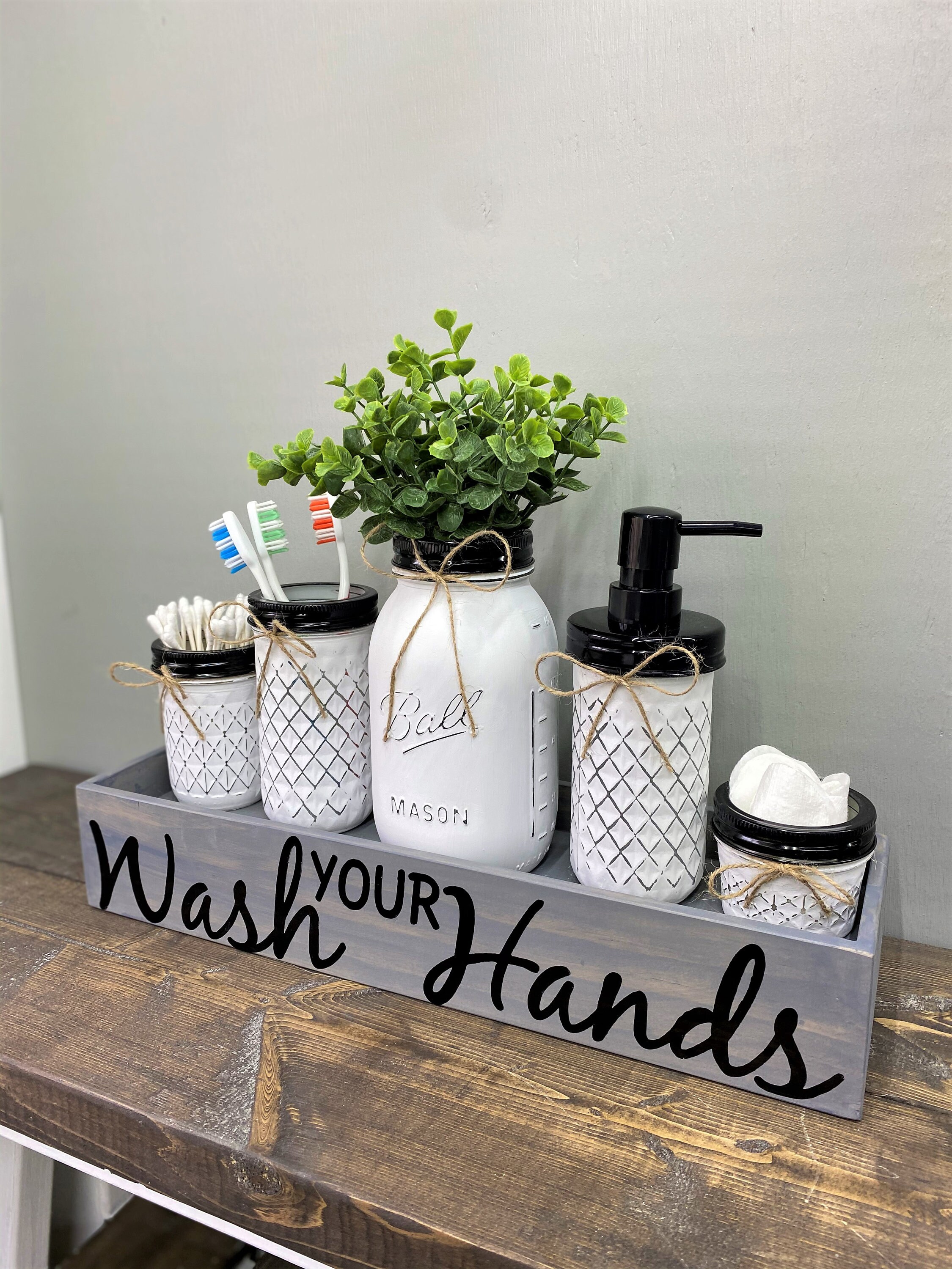 Custom Bathroom Decor/bathroom Decor/bathroom Tray Etsy