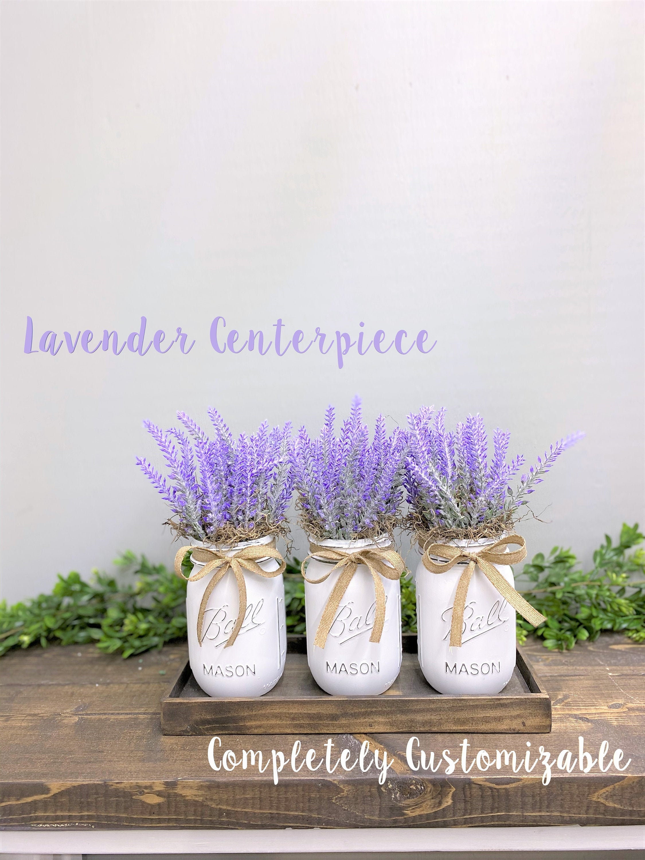 Lavender Centerpiece, Lavender Decor, Lavender Nursery Decor, Lavender  Bridal Shower, French Country Decor 