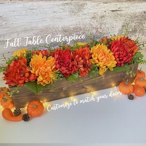Fall Table Centerpiece/Fall Decor/Thanksgiving Decor/Fall Centerpieces/Rustic Farmhouse/Fall Gifts/Fall Decorations/Fall Decor/Classy Fall