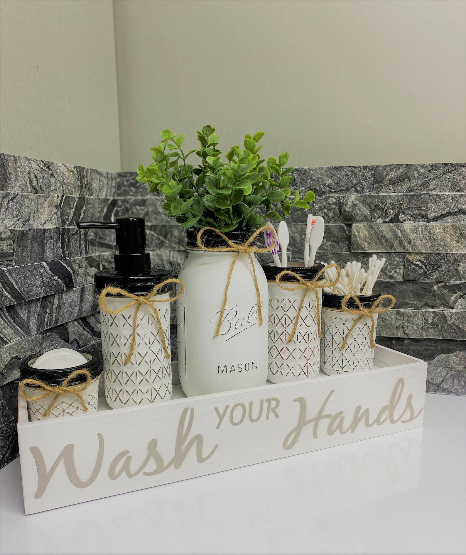 Custom Bathroom Decor/bathroom Decor/bathroom Tray Etsy