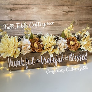 Fall Table Centerpiece/Fall Decor/Thanksgiving Decor/Fall Centerpieces/Rustic Farmhouse/Fall Gifts/Fall Decorations/Fall Decor/Classy Fall
