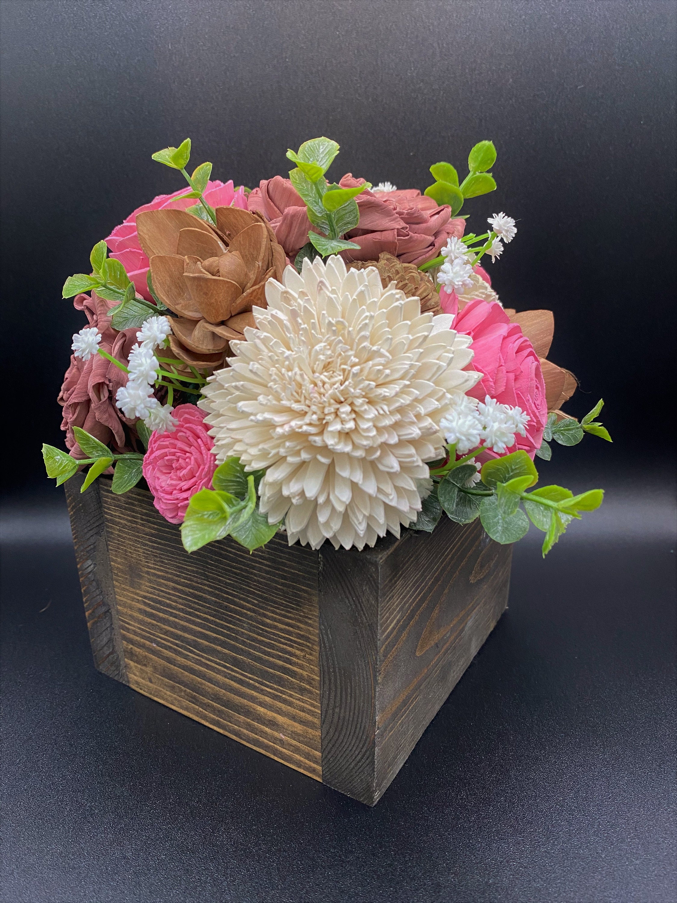 Custom Sola Wood Flower Arrangement/Wooden Flowers/Wedding Etsy