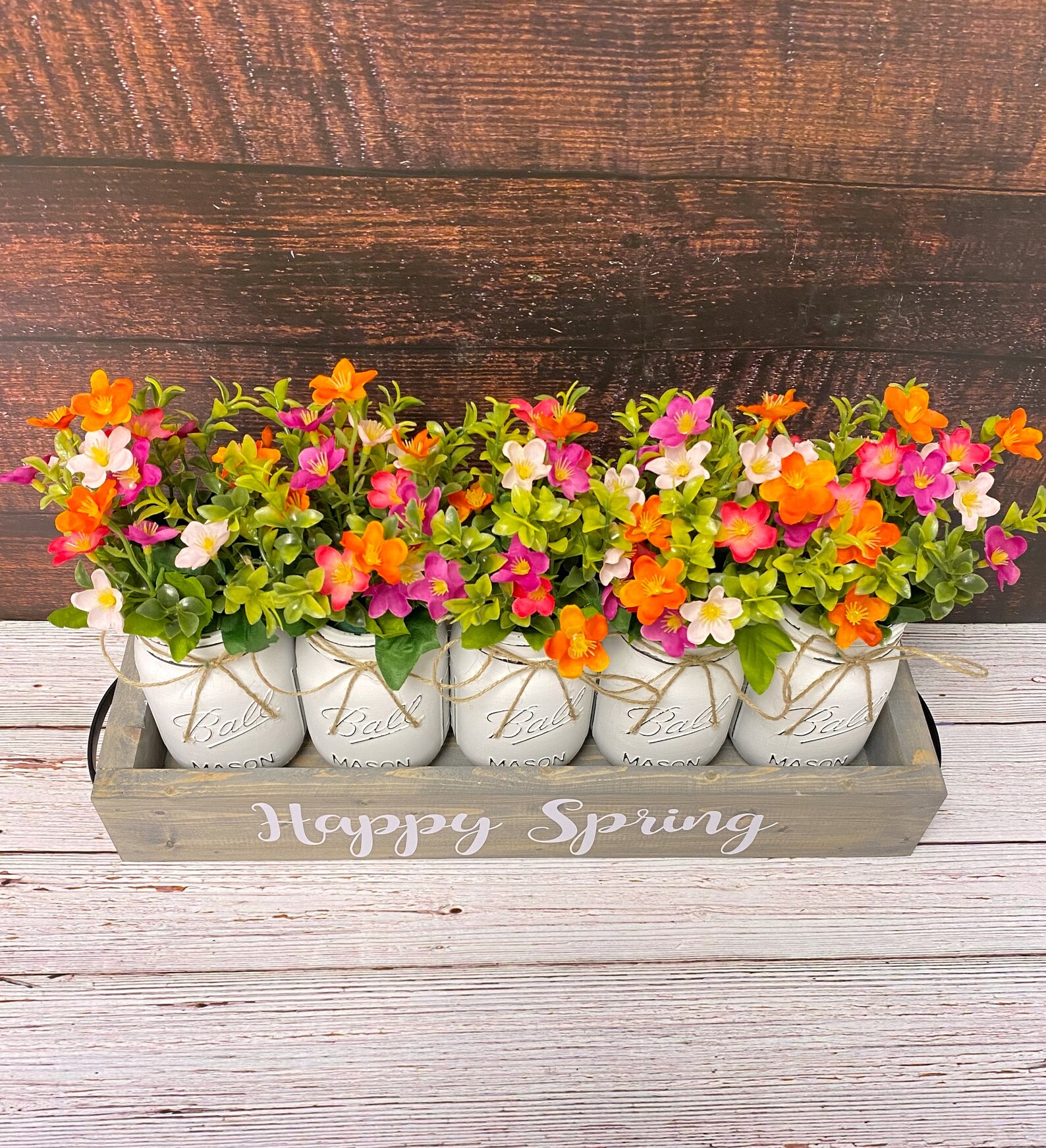 Spring Table Centerpiece Dining Room Table Centerpiece Etsy