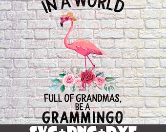 Download Grandma Flamingo Svg Etsy
