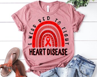 go red t shirts for heart disease